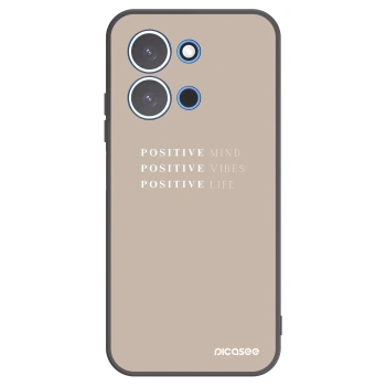 Picasee silikonový černý obal pro Xiaomi Redmi 15C 4G - Positive Vibes