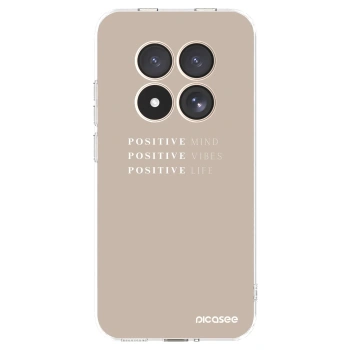 Picasee silikonový průhledný obal pro Xiaomi Redmi Note 15 Pro 4G - Positive Vibes