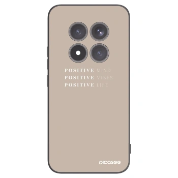 Picasee silikonový černý obal pro Xiaomi Redmi Note 15 Pro+ - Positive Vibes
