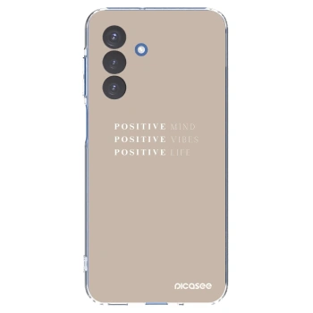 Picasee silikonový průhledný obal pro Samsung Galaxy A17 5G - Positive Vibes