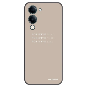 Picasee silikonový černý obal pro Vivo Y29s 5G - Positive Vibes