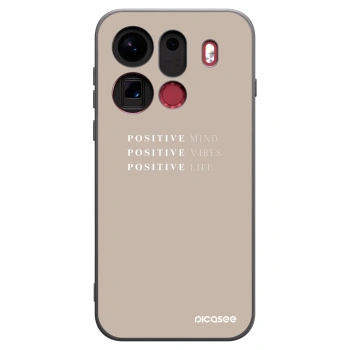 Picasee silikonový černý obal pro OPPO Find X9 Pro - Positive Vibes