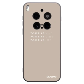 Picasee silikonový černý obal pro Vivo X300 Pro - Positive Vibes
