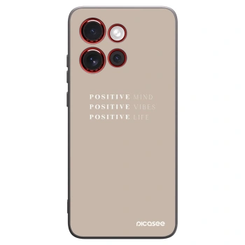 Picasee silikonový černý obal pro Motorola Edge 60 Neo 5G - Positive Vibes