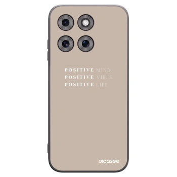 Picasee silikonový černý obal pro Motorola Moto G77 - Positive Vibes