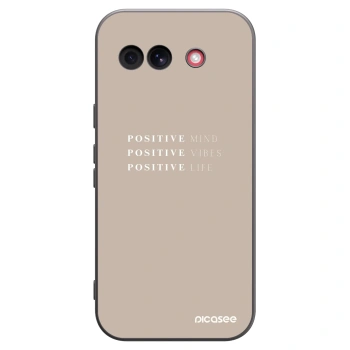 Picasee silikonový černý obal pro Google Pixel 10a - Positive Vibes