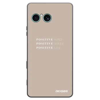 Picasee silikonový černý obal pro Sony Xperia 10 VII - Positive Vibes