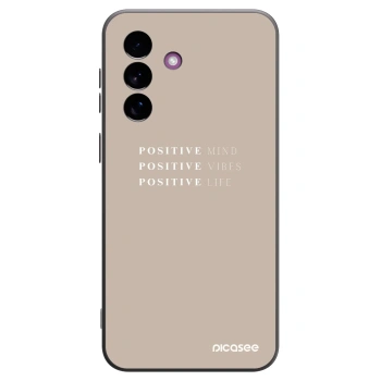 Picasee silikonový černý obal pro Samsung Galaxy A37 - Positive Vibes