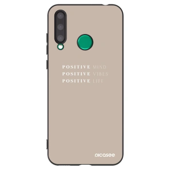 Picasee silikonový černý obal pro Honor 20 Lite - Positive Vibes