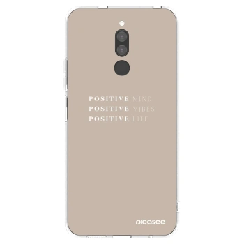Picasee silikonový průhledný obal pro Xiaomi Redmi 8 - Positive Vibes