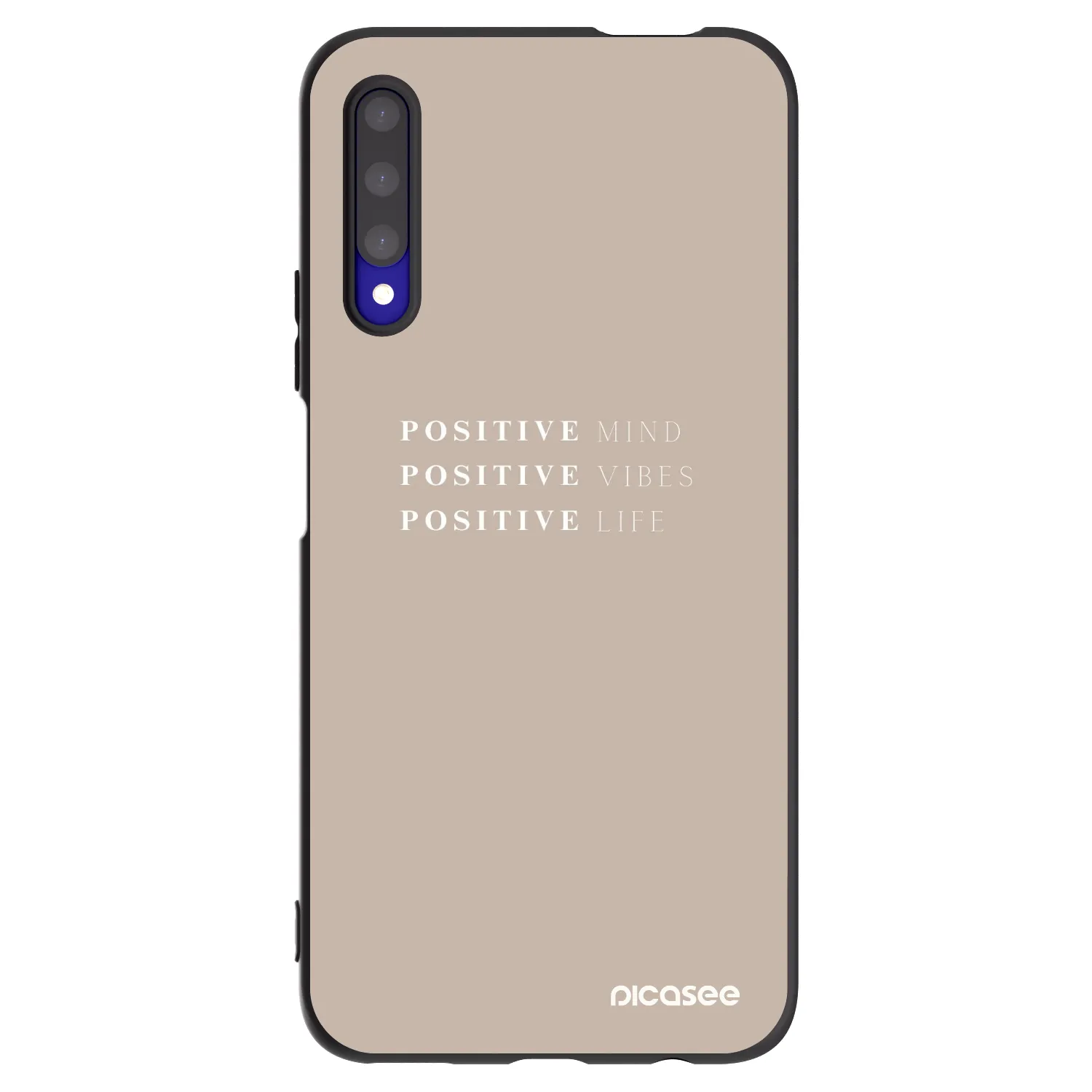 Picasee silikonový černý obal pro Honor 9X Pro - Positive Vibes
