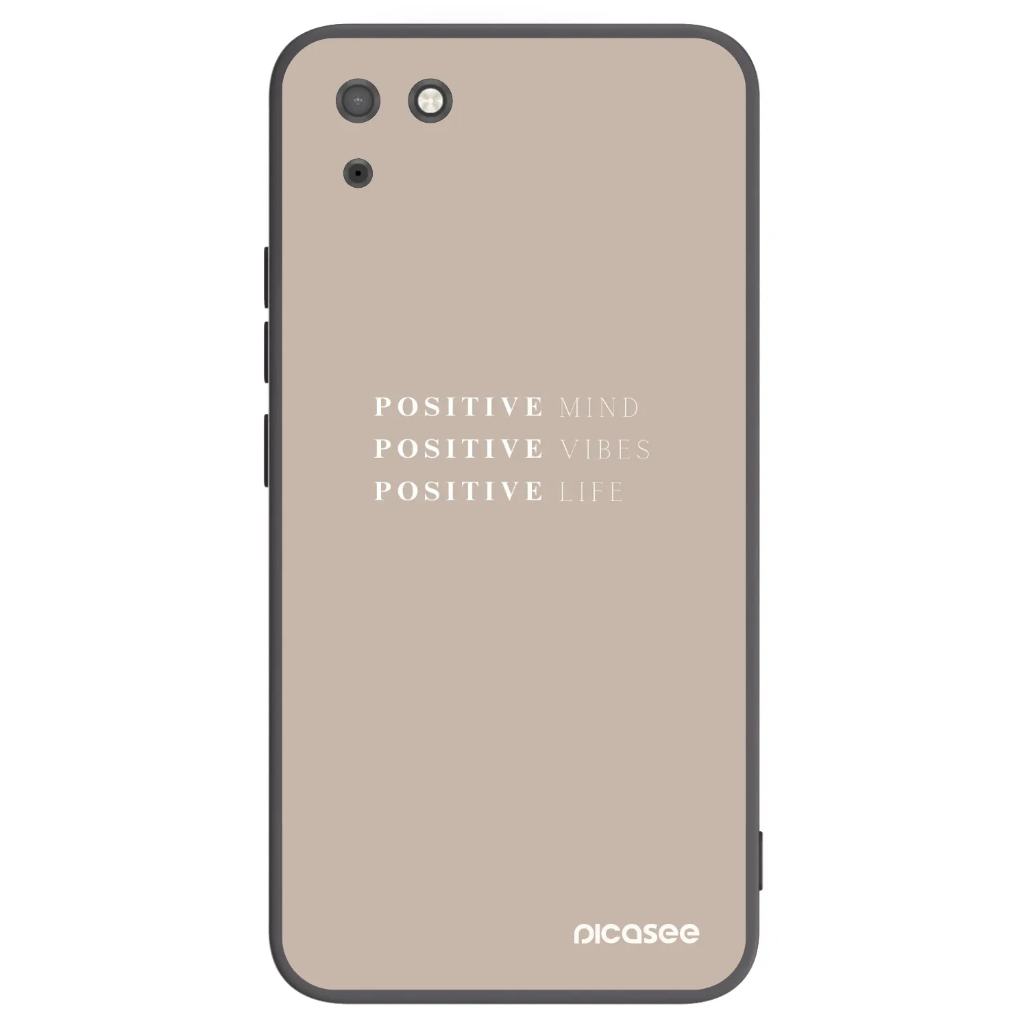 Picasee silikonový černý obal pro Huawei Y5P - Positive Vibes