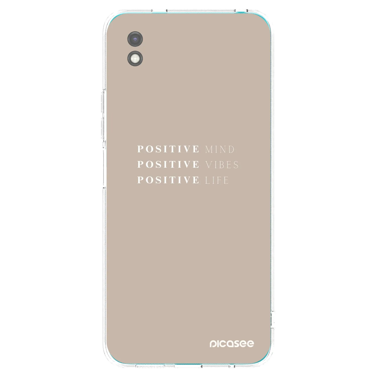 Picasee silikonový černý obal pro Xiaomi Redmi 9A - Positive Vibes