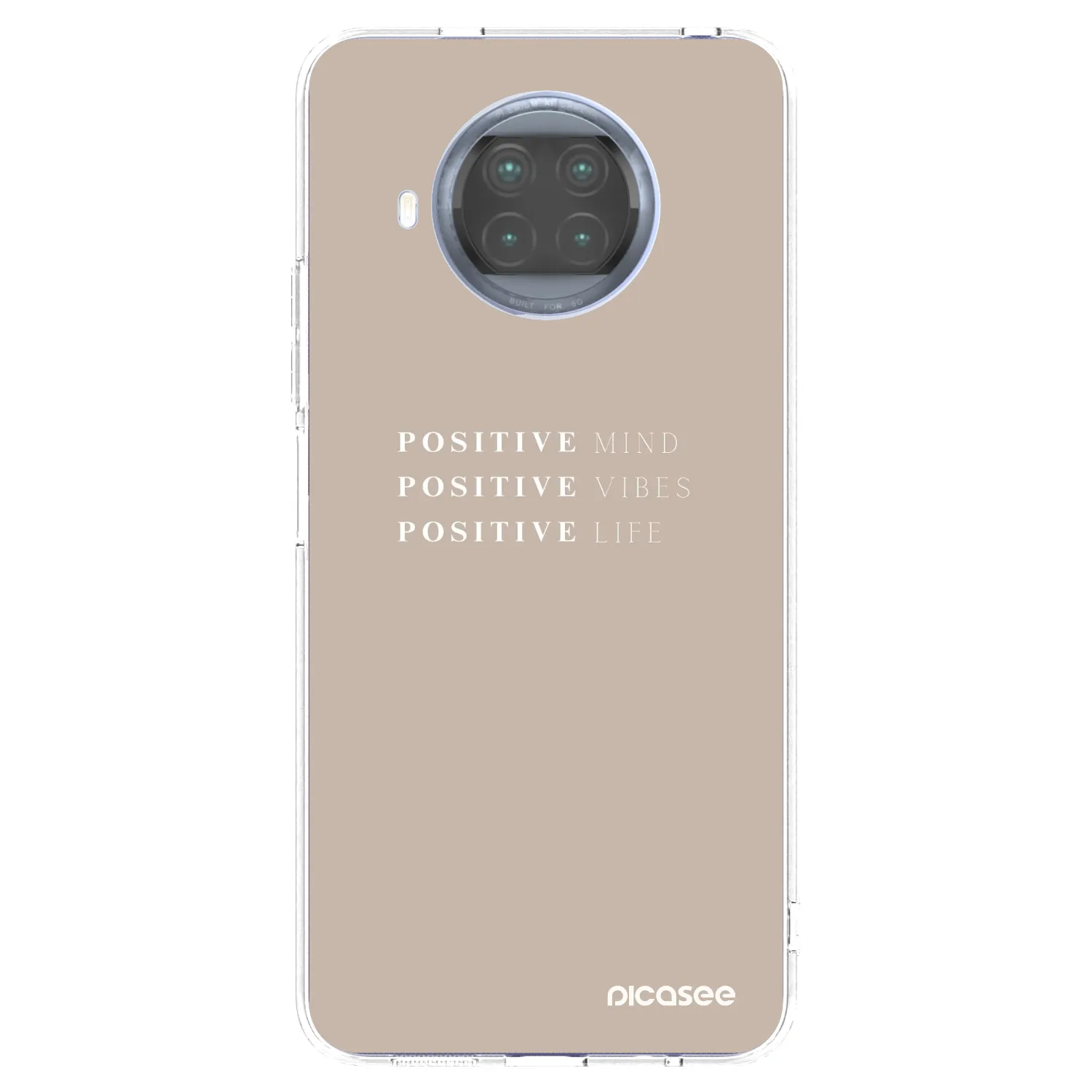Picasee silikonový průhledný obal pro Xiaomi Mi 10T Lite - Positive Vibes