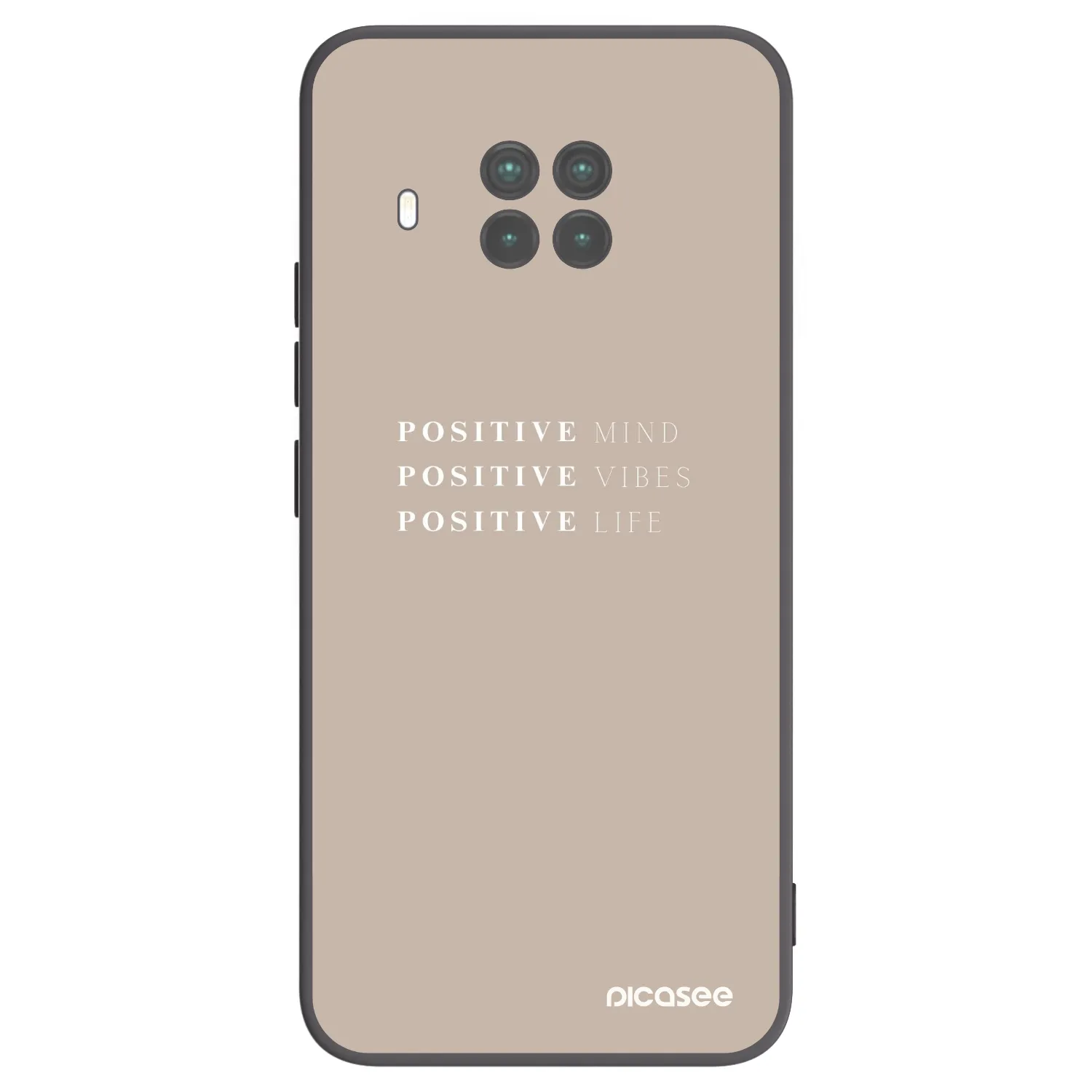 Picasee silikonový černý obal pro Xiaomi Mi 10T Lite - Positive Vibes