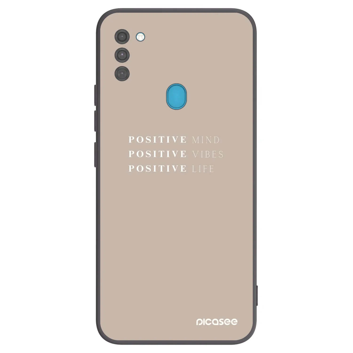 Picasee silikonový černý obal pro Samsung Galaxy M11 - Positive Vibes
