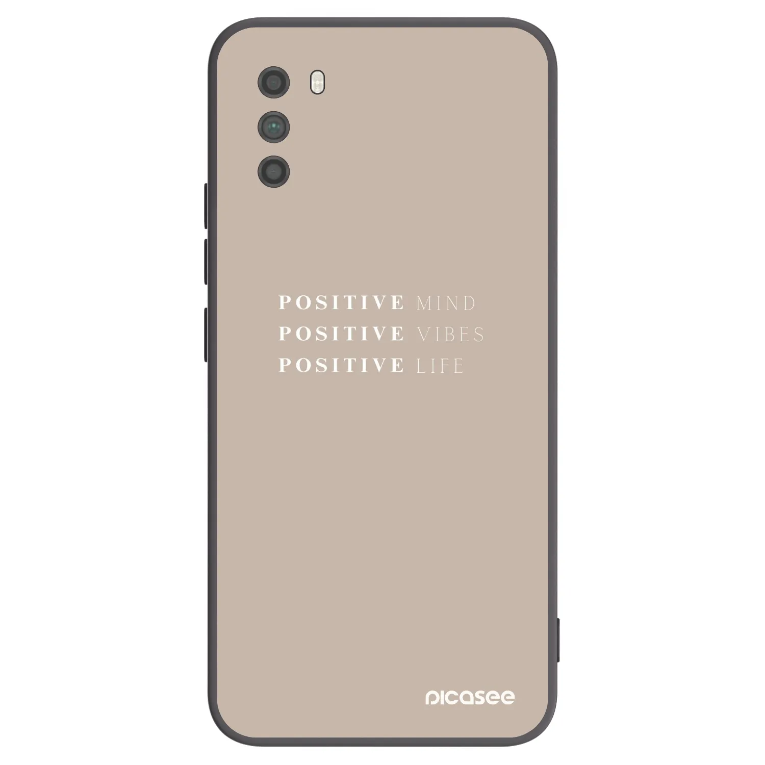 Picasee silikonový černý obal pro Xiaomi Poco M3 - Positive Vibes