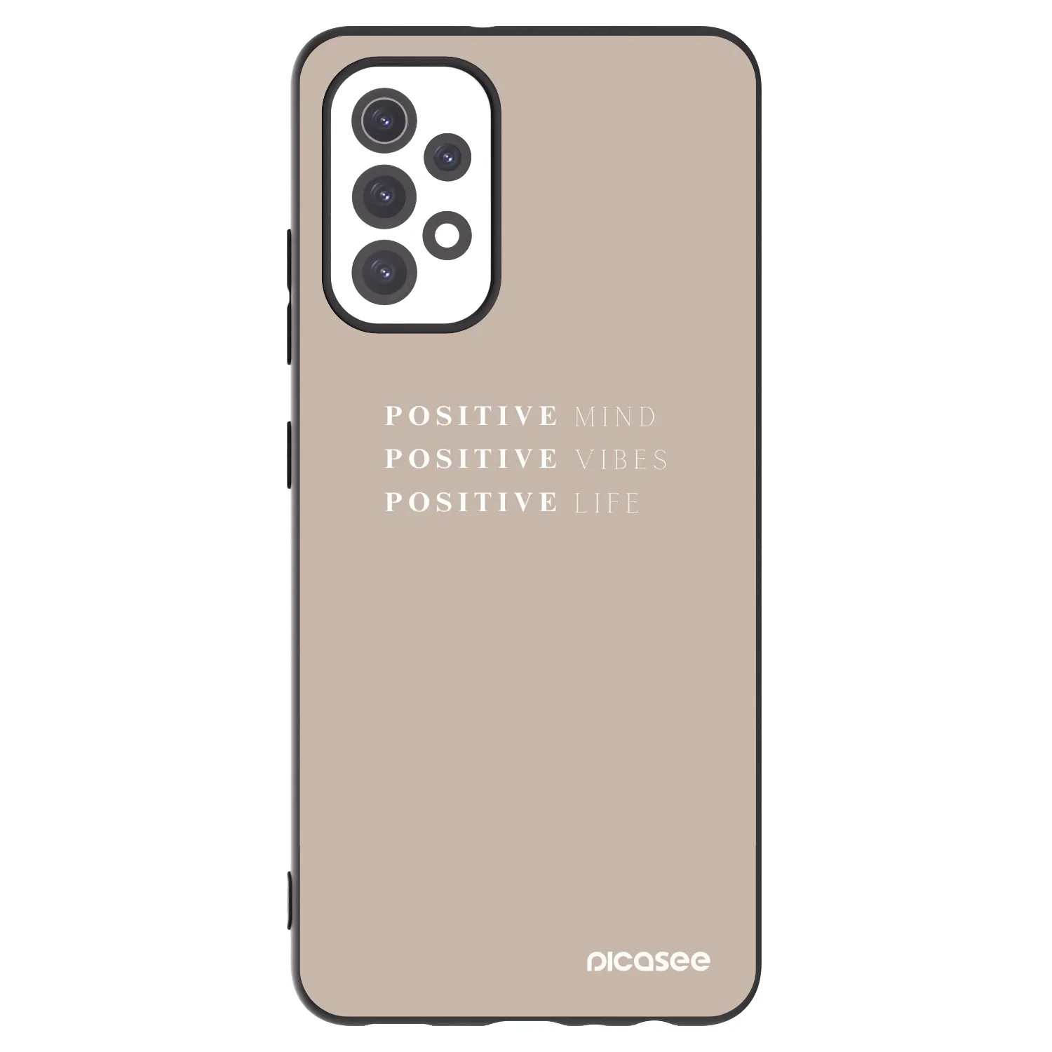 Picasee silikonový černý obal pro Samsung Galaxy A32 5G A326B - Positive Vibes