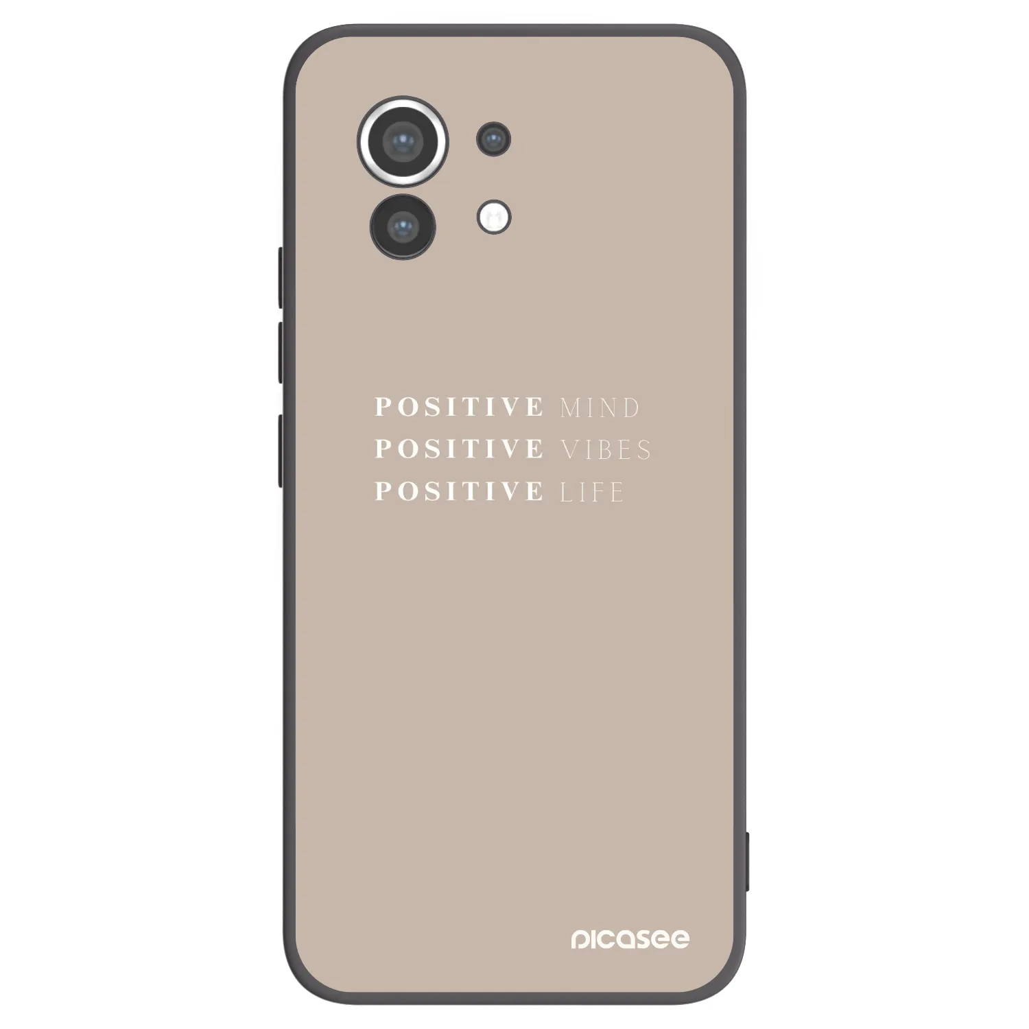 Picasee silikonový černý obal pro Xiaomi Mi 11 - Positive Vibes