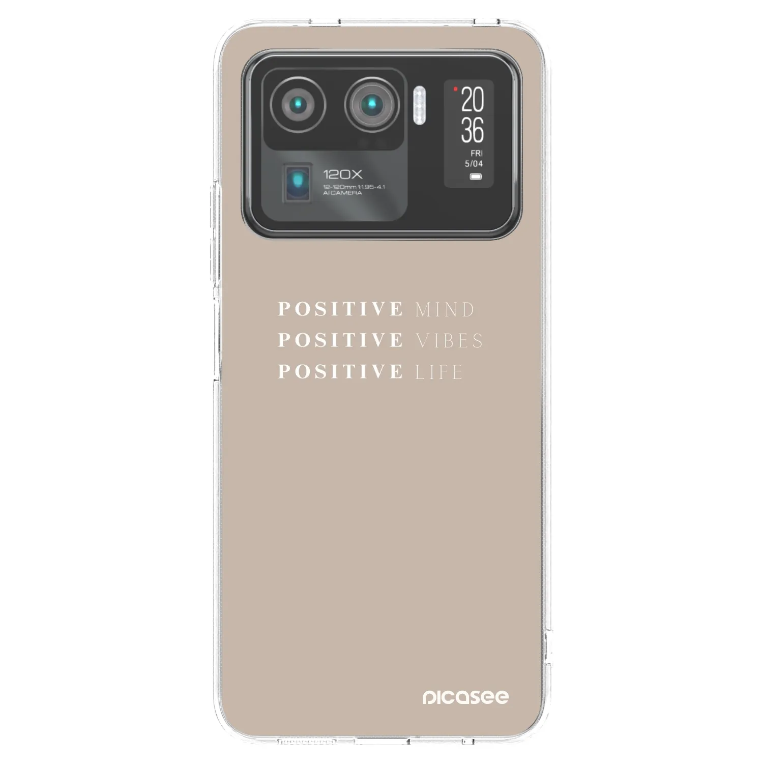Picasee silikonový průhledný obal pro Xiaomi Mi 11 Ultra - Positive Vibes