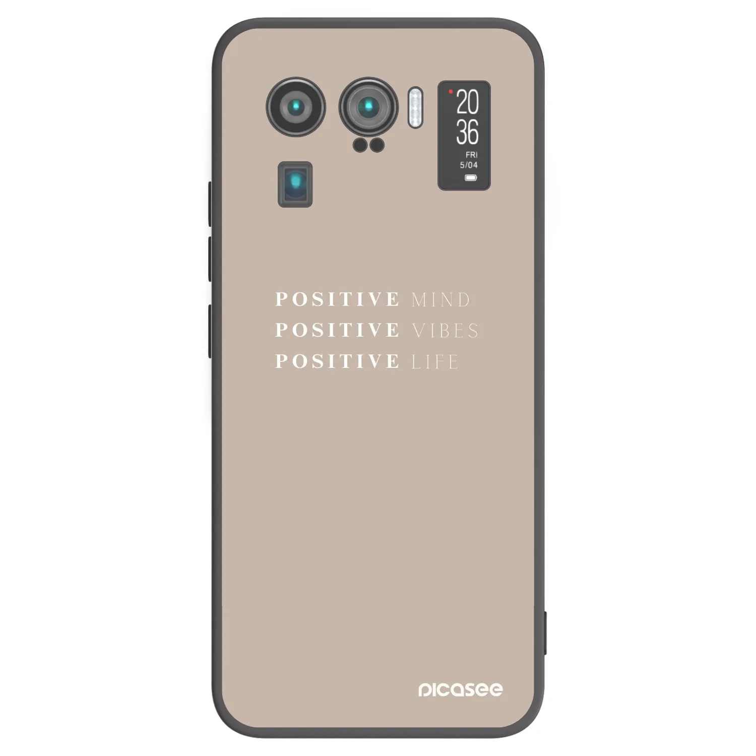 Picasee silikonový černý obal pro Xiaomi Mi 11 Ultra - Positive Vibes