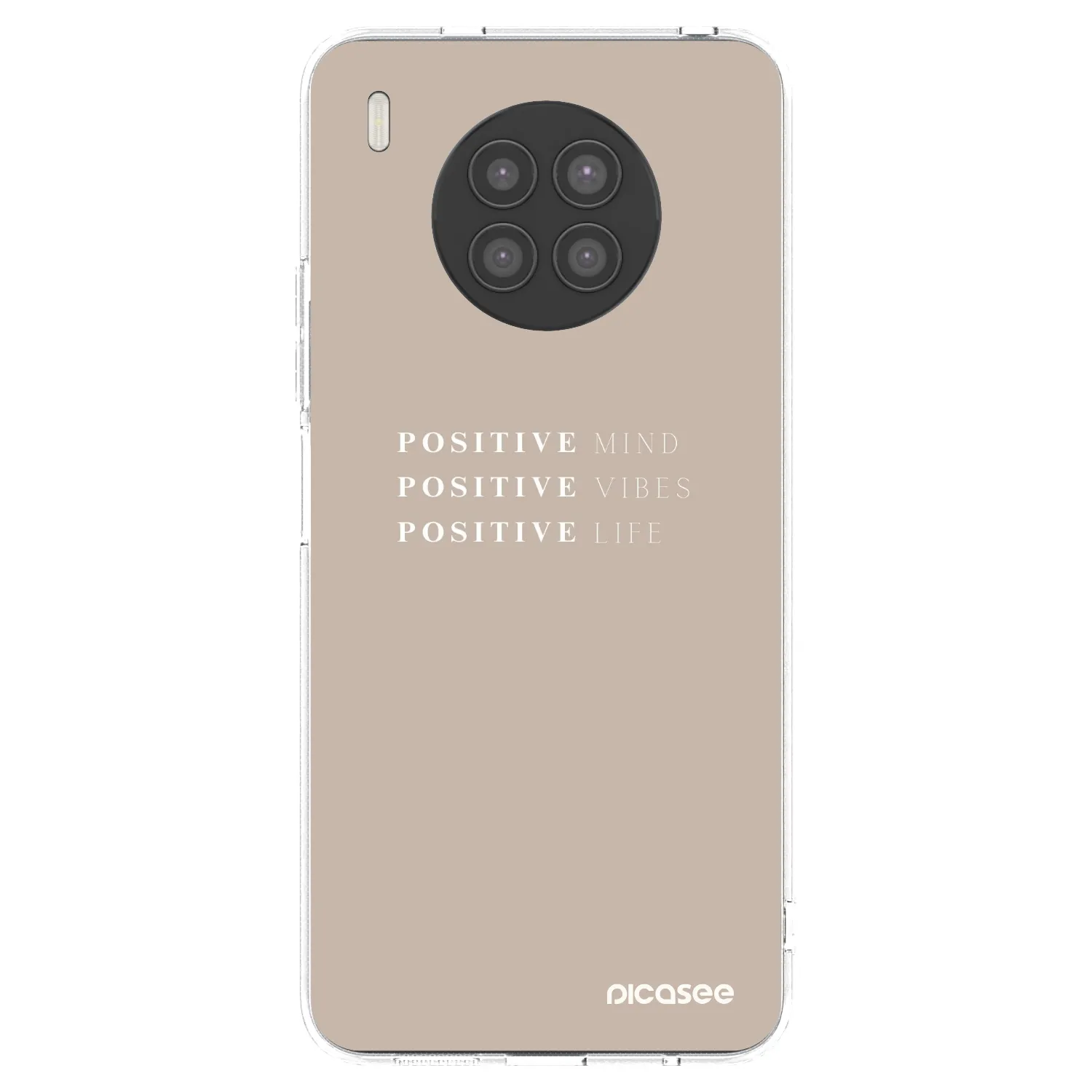 Picasee silikonový průhledný obal pro Huawei Nova 8i - Positive Vibes