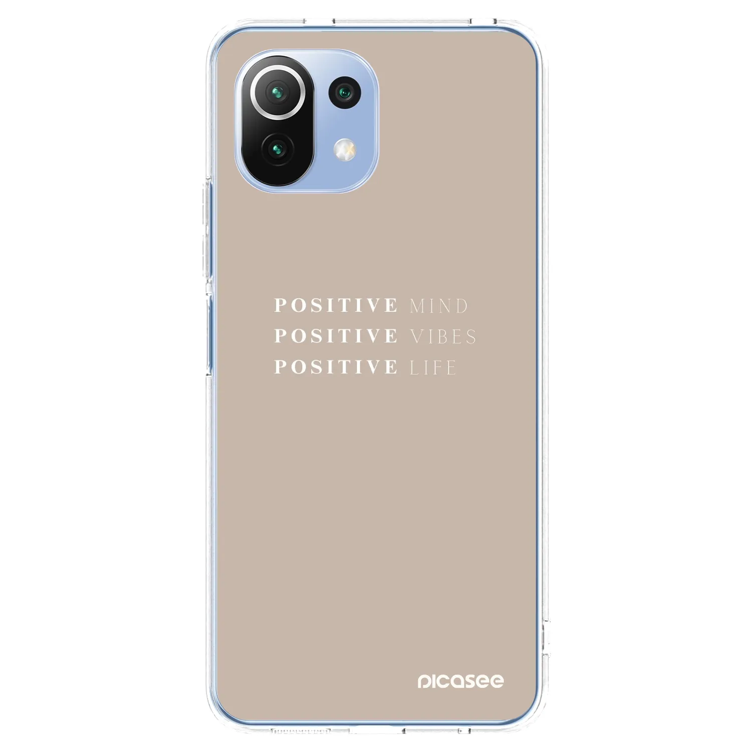 Picasee silikonový průhledný obal pro Xiaomi 11 Lite 5G NE - Positive Vibes