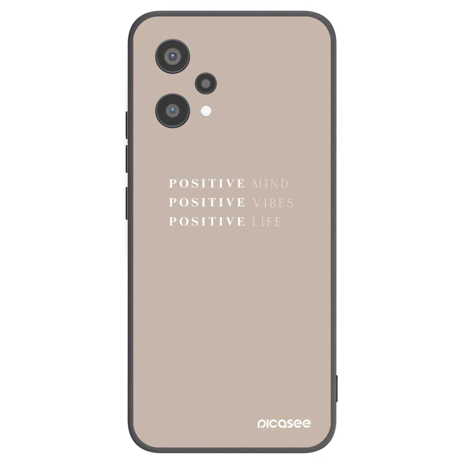 Picasee silikonový černý obal pro Realme 9 Pro 5G - Positive Vibes