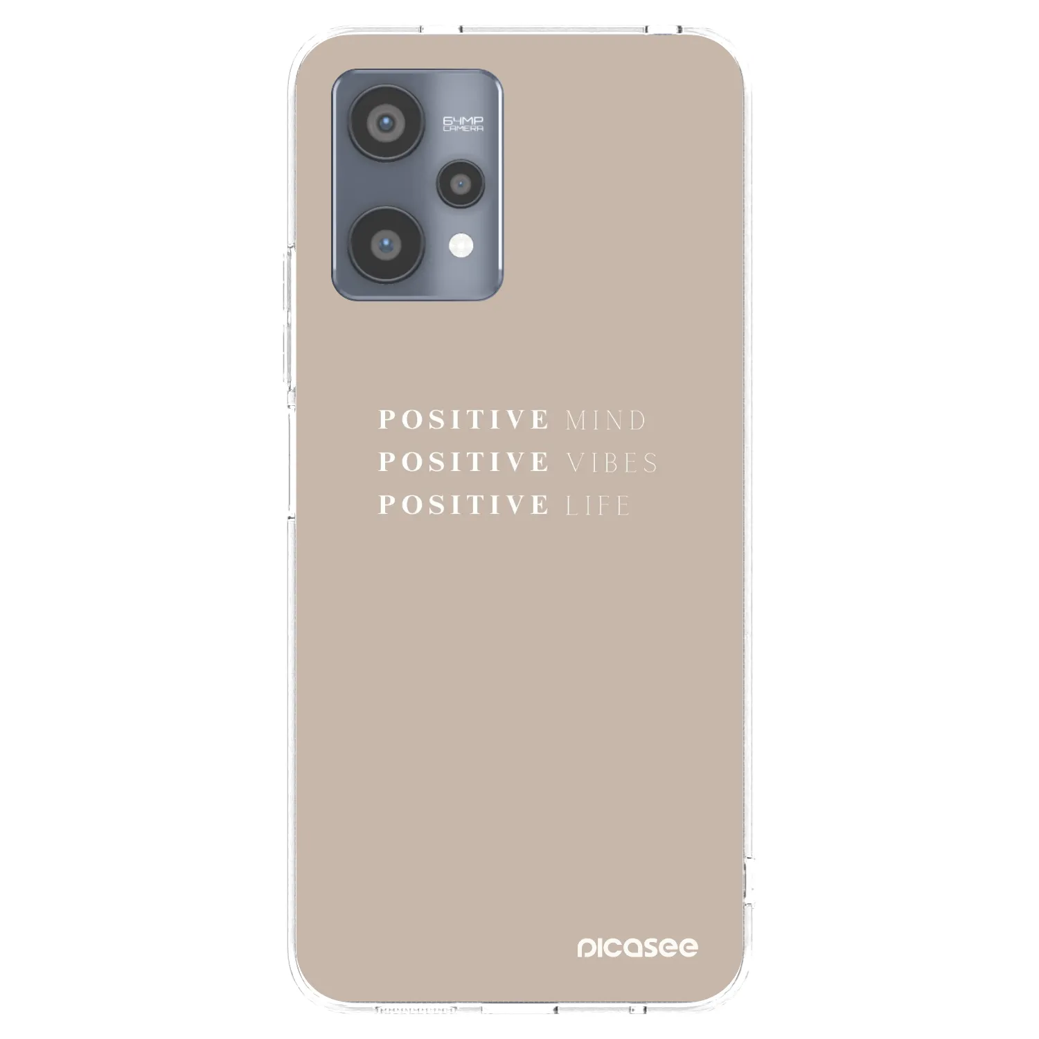 Picasee silikonový průhledný obal pro Realme 9 Pro 5G - Positive Vibes