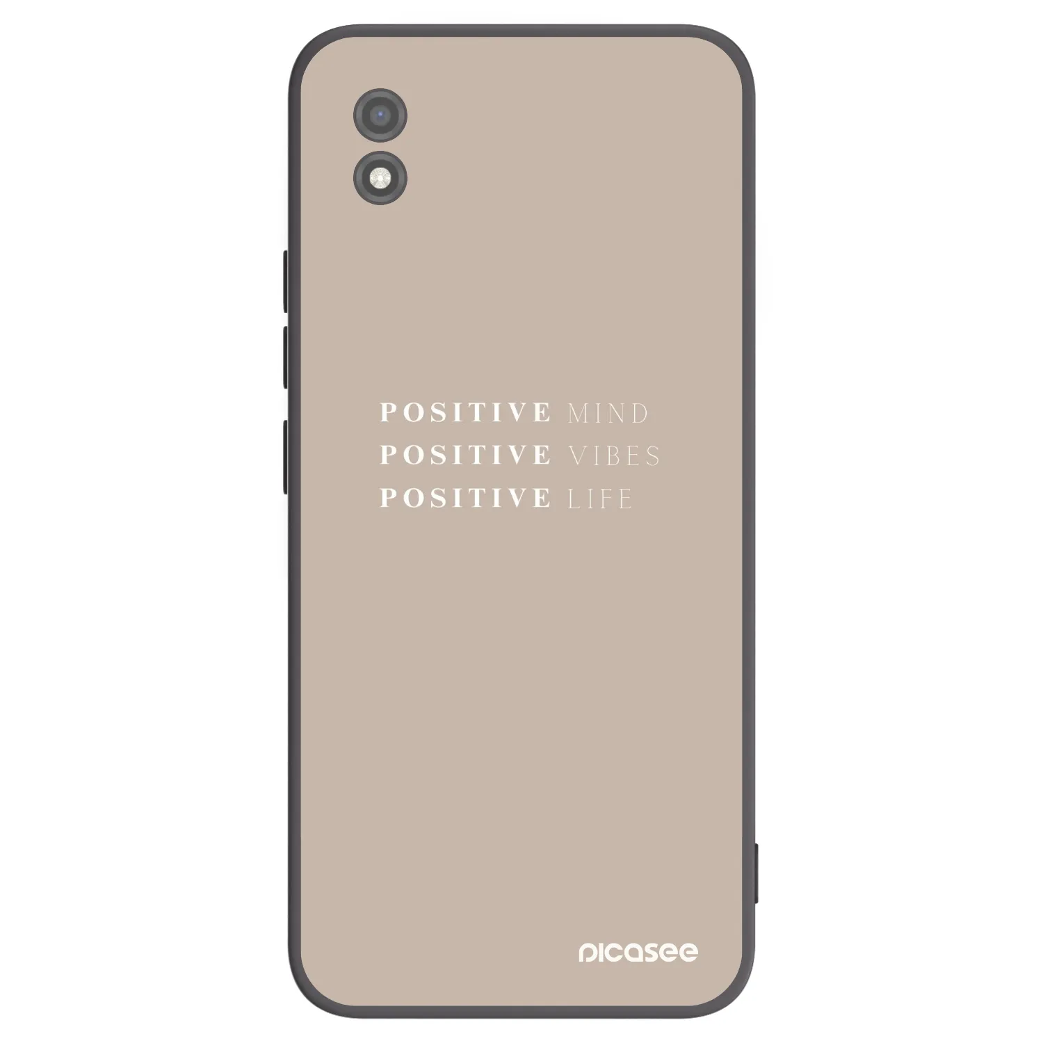 Picasee silikonový černý obal pro Realme C11 (2021) - Positive Vibes