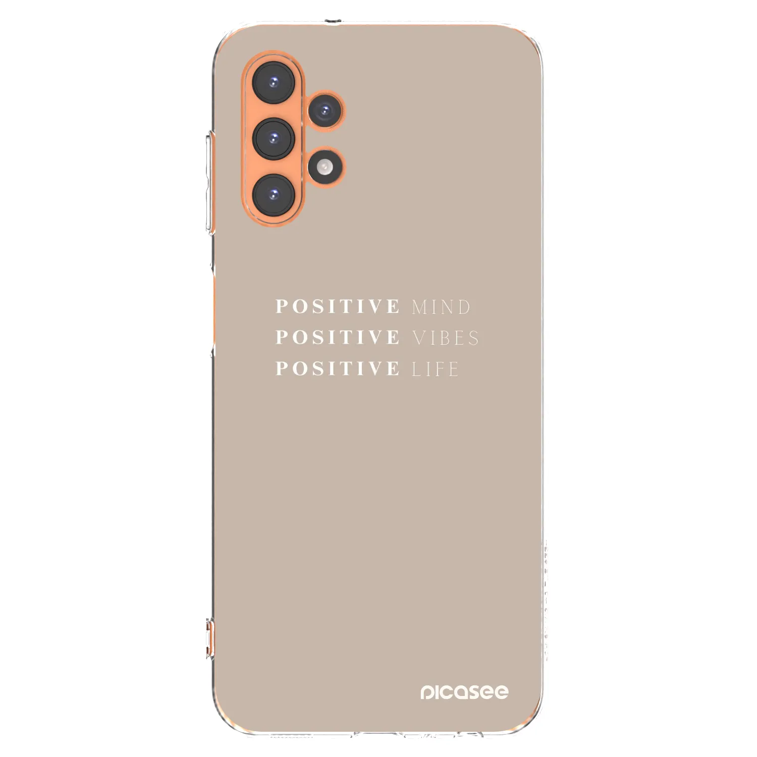 Picasee silikonový průhledný obal pro Samsung Galaxy A13 4G A135 - Positive Vibes