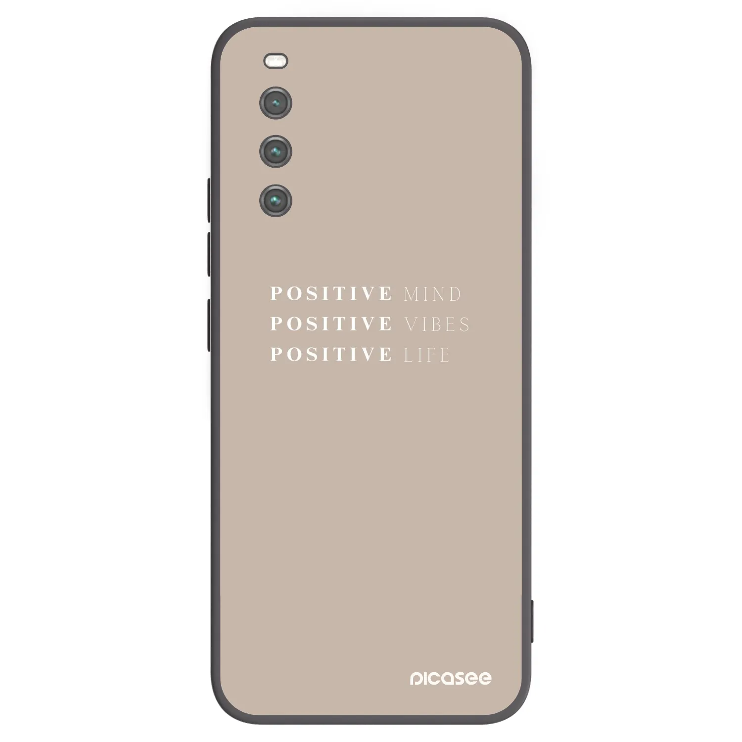 Picasee silikonový černý obal pro Sony Xperia 10 IV 5G - Positive Vibes