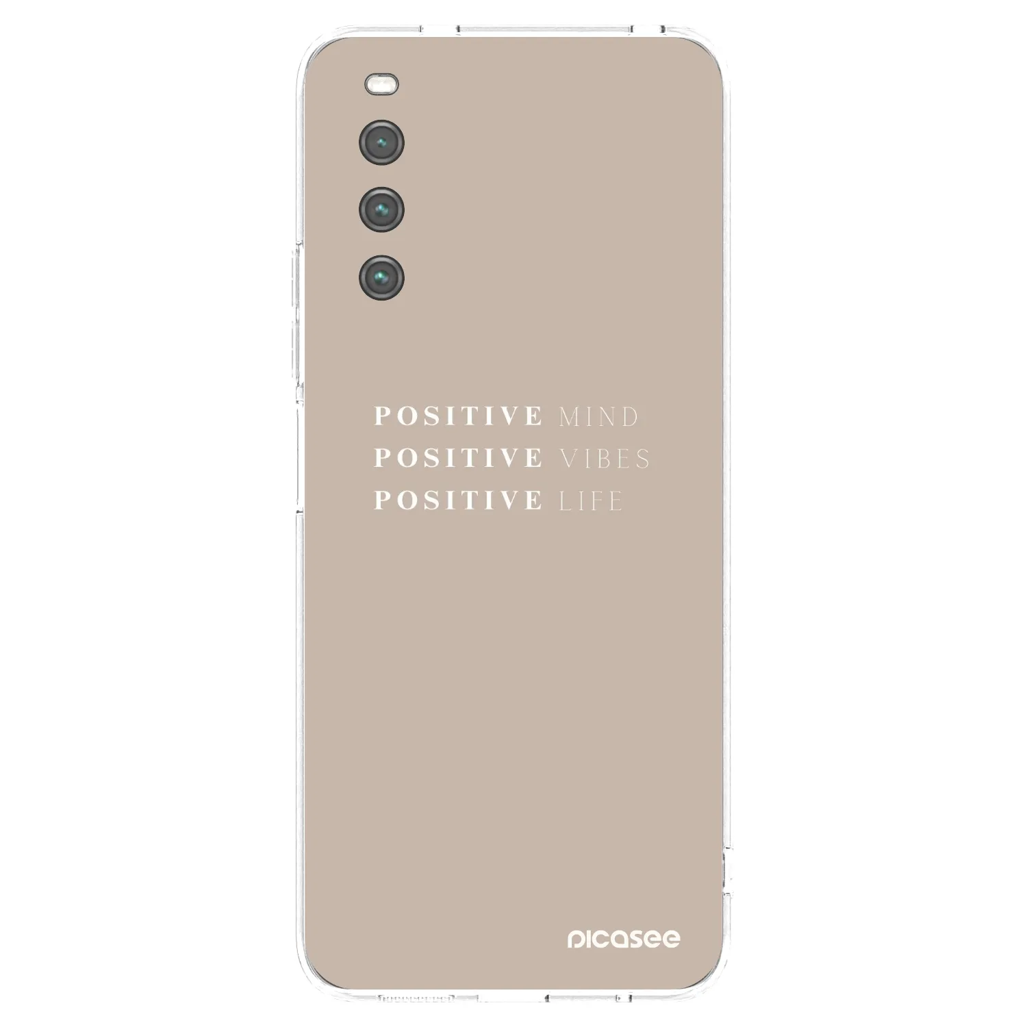 Picasee silikonový průhledný obal pro Sony Xperia 10 IV 5G - Positive Vibes