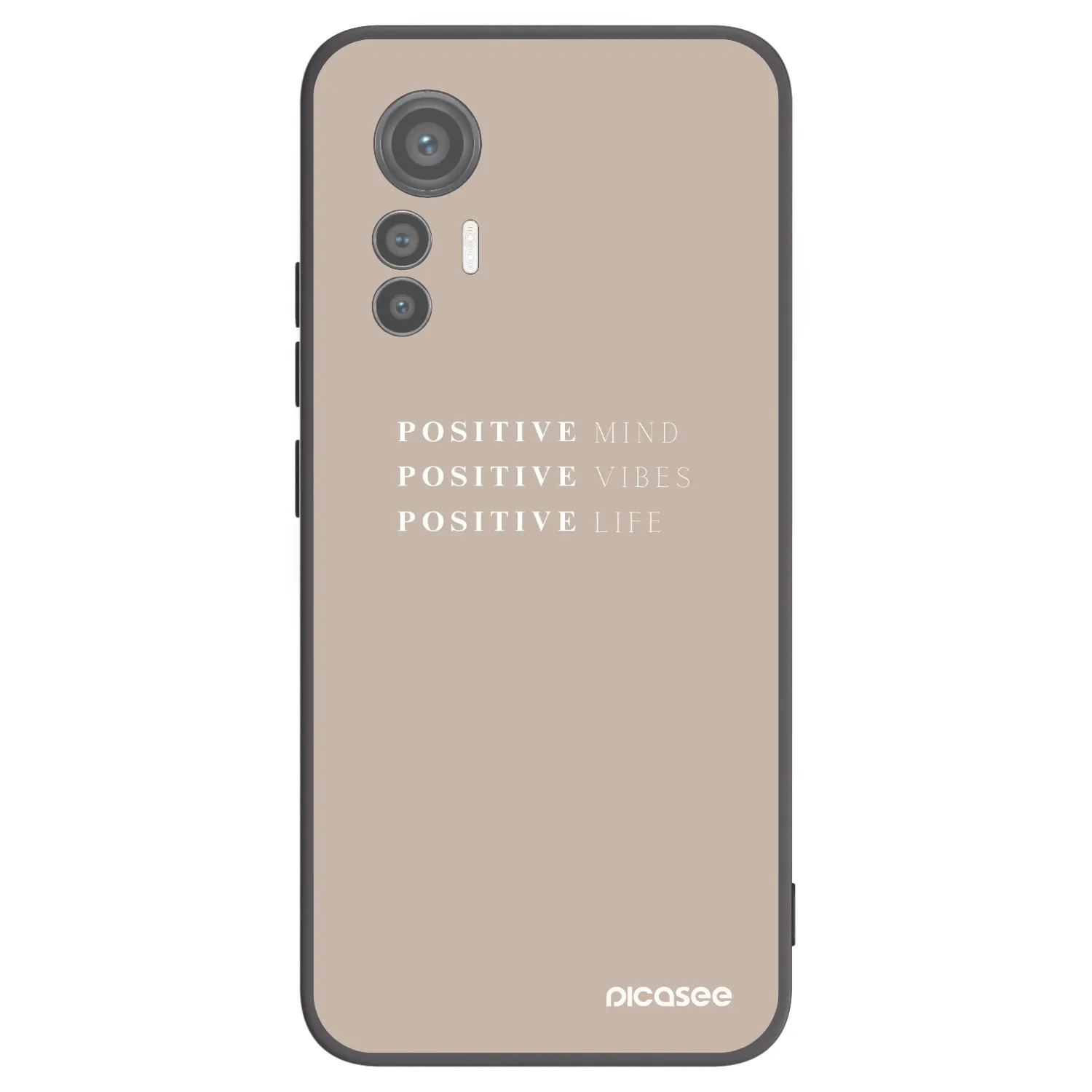 Picasee silikonový černý obal pro Xiaomi 12 Lite - Positive Vibes