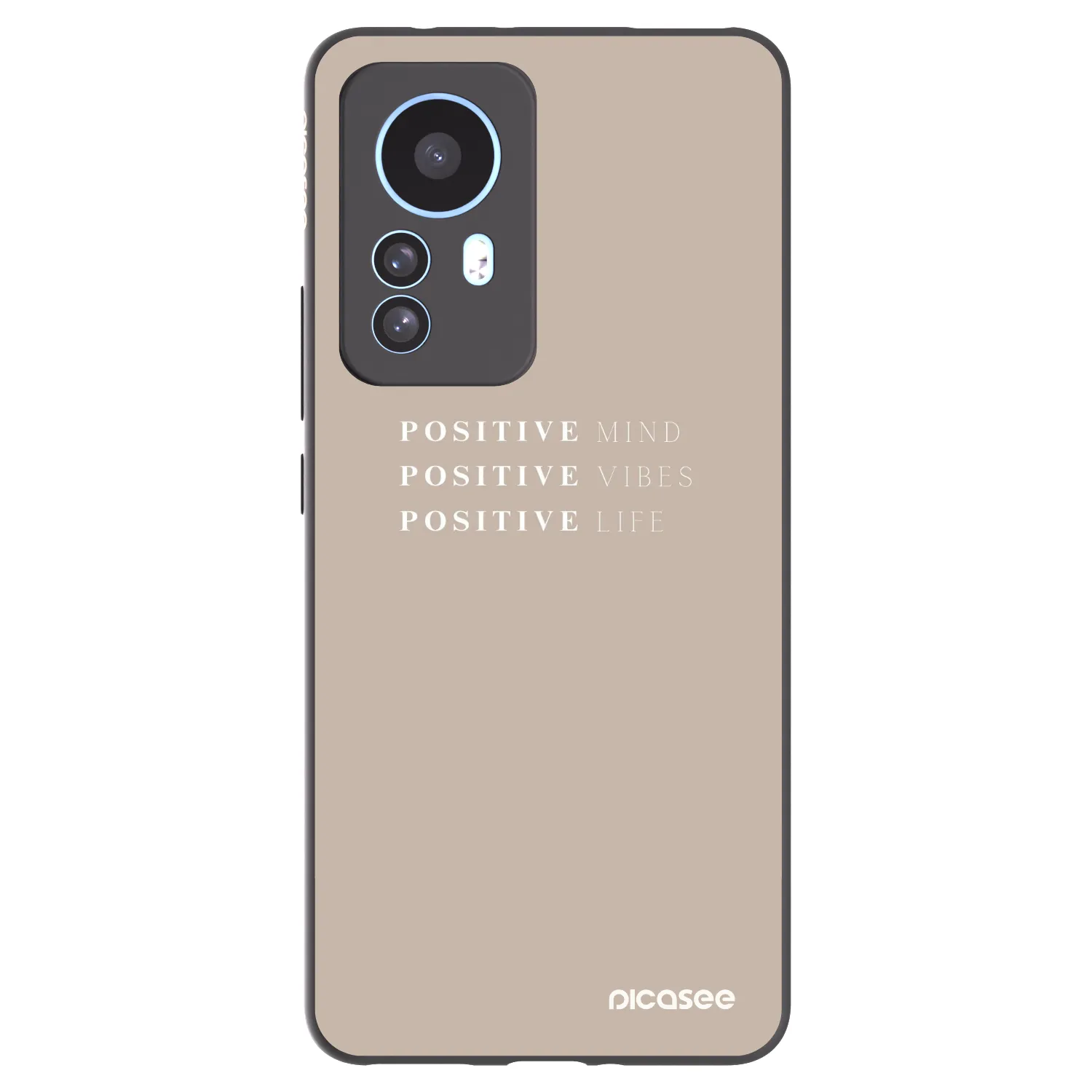Picasee silikonový černý obal pro Xiaomi 12T Pro - Positive Vibes