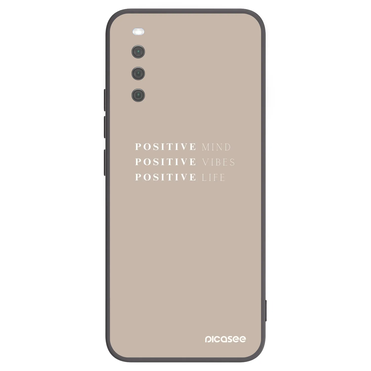Picasee silikonový černý obal pro Sony Xperia 10 III - Positive Vibes