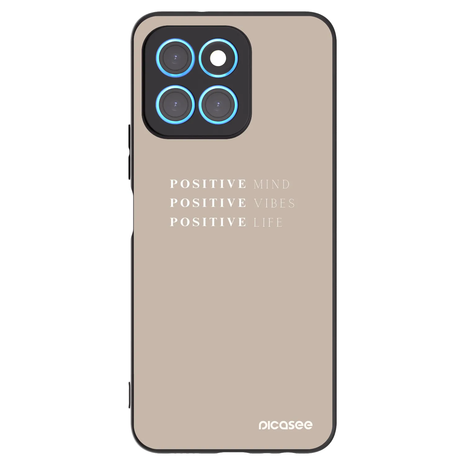 Picasee silikonový černý obal pro Honor X8 5G - Positive Vibes