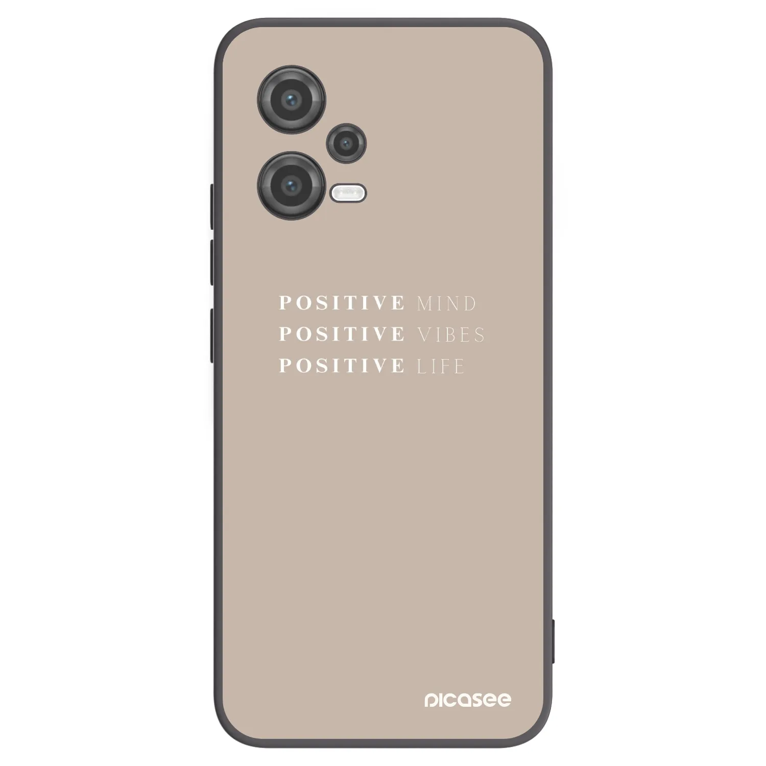 Picasee silikonový černý obal pro Xiaomi Poco X5 - Positive Vibes