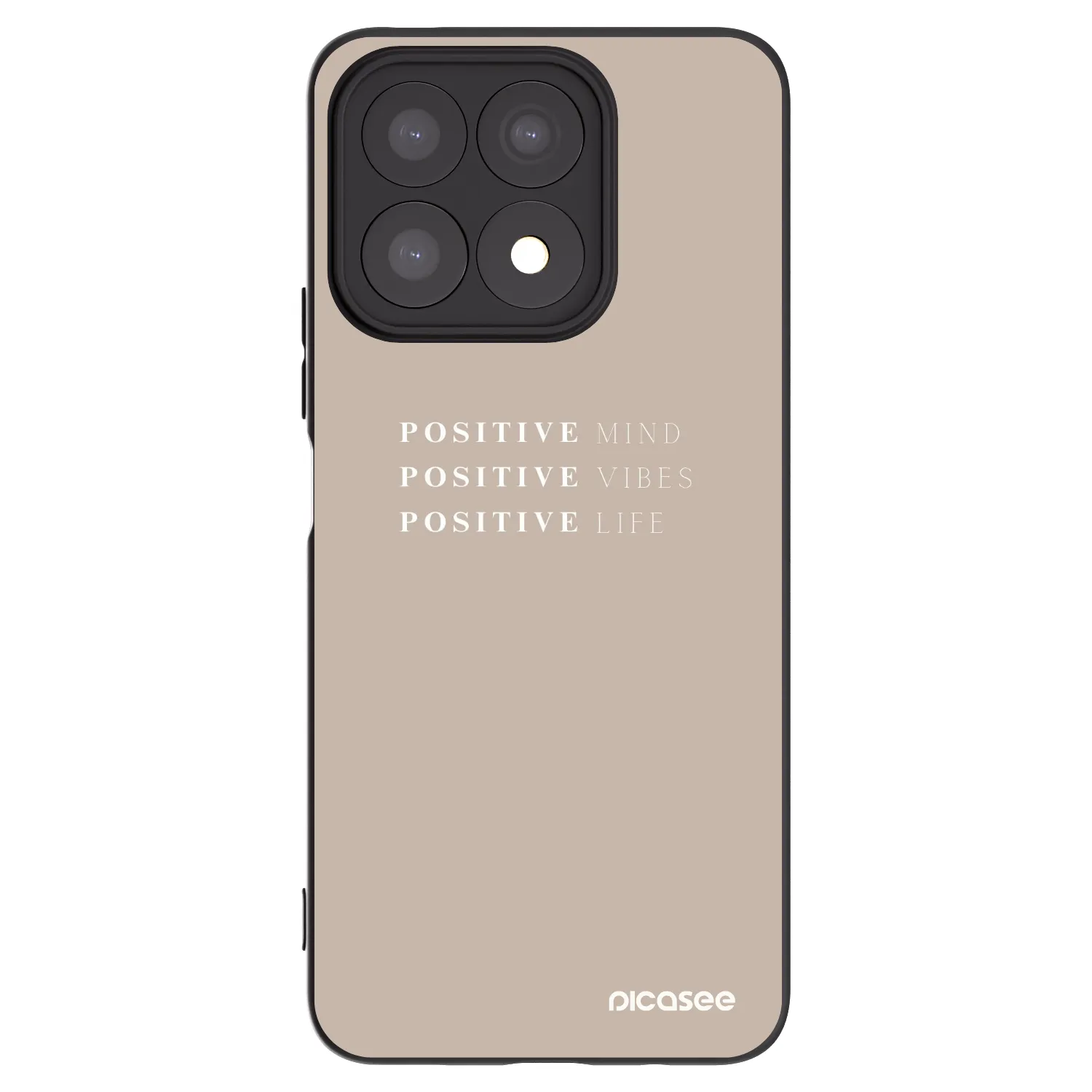 Picasee silikonový černý obal pro Honor X8a - Positive Vibes