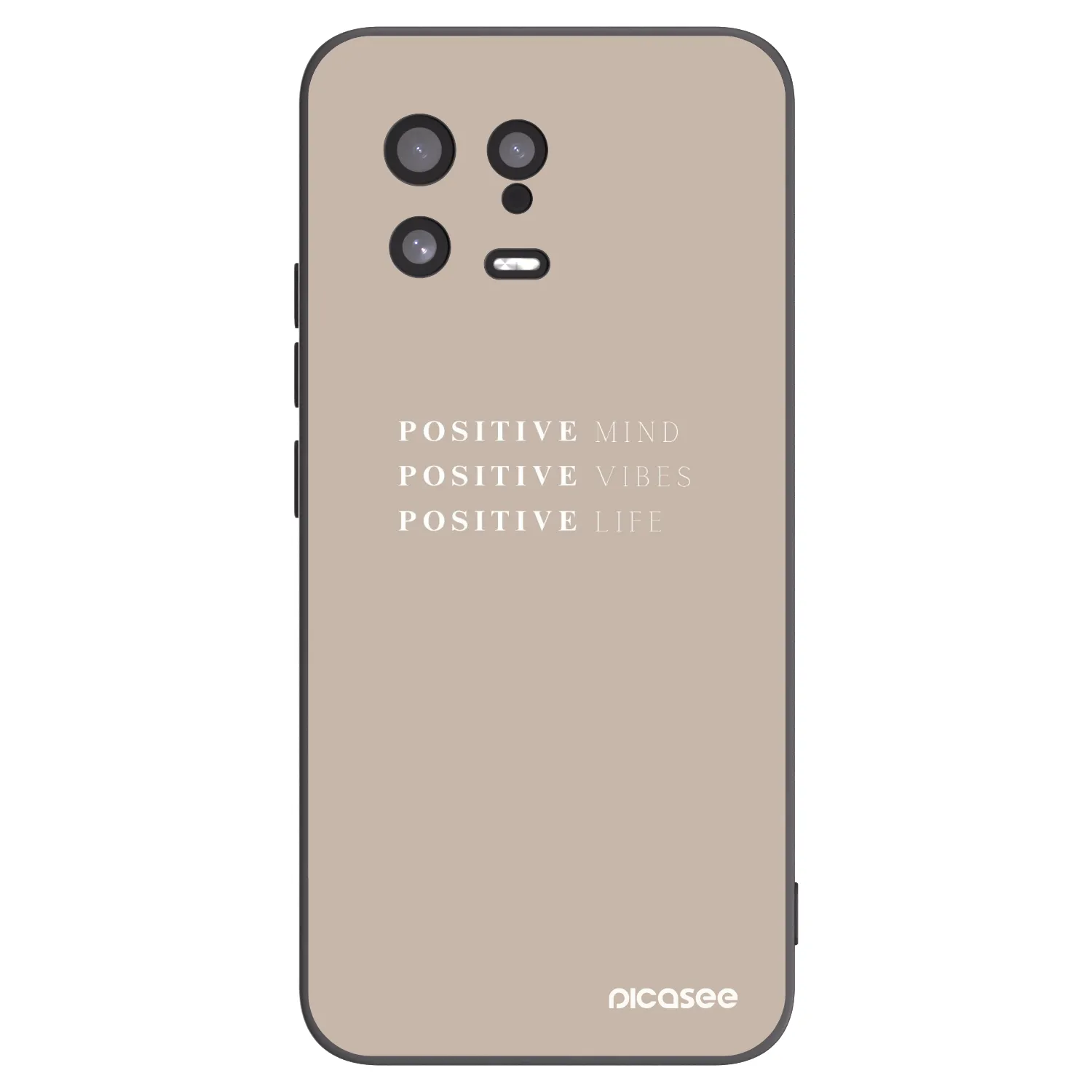 Picasee silikonový černý obal pro Xiaomi 13 - Positive Vibes