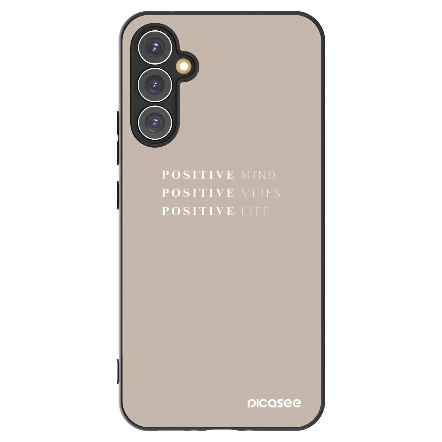Picasee silikonový černý obal pro Samsung Galaxy A34 5G A346B - Positive Vibes