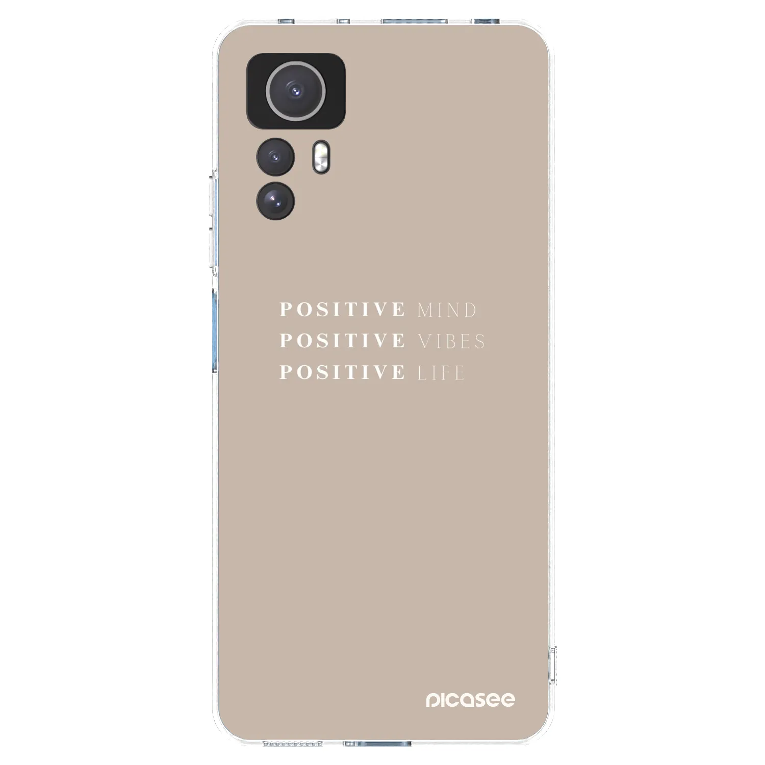 Picasee silikonový průhledný obal pro Xiaomi Redmi Note 12S - Positive Vibes
