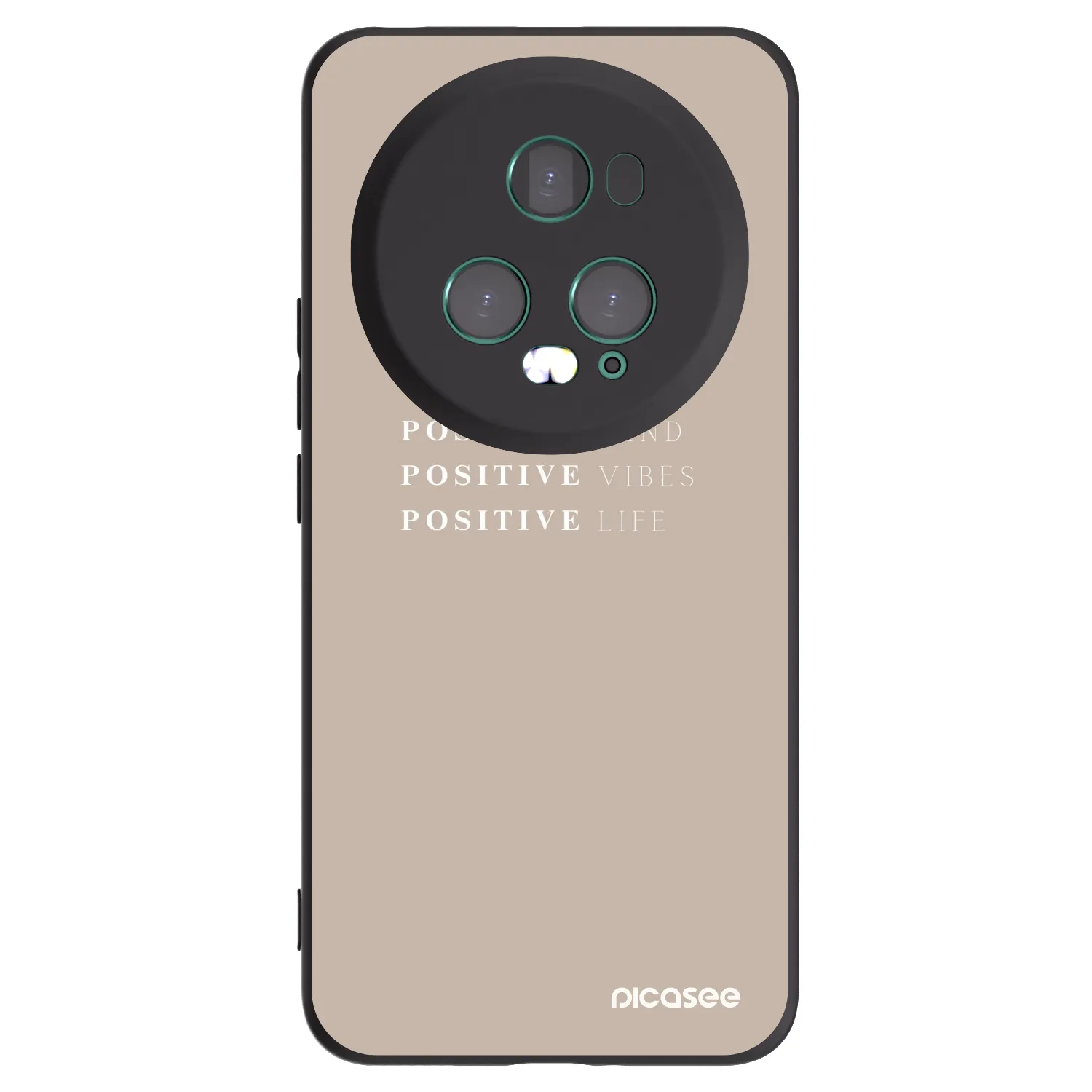 Picasee silikonový černý obal pro Honor Magic5 Pro - Positive Vibes