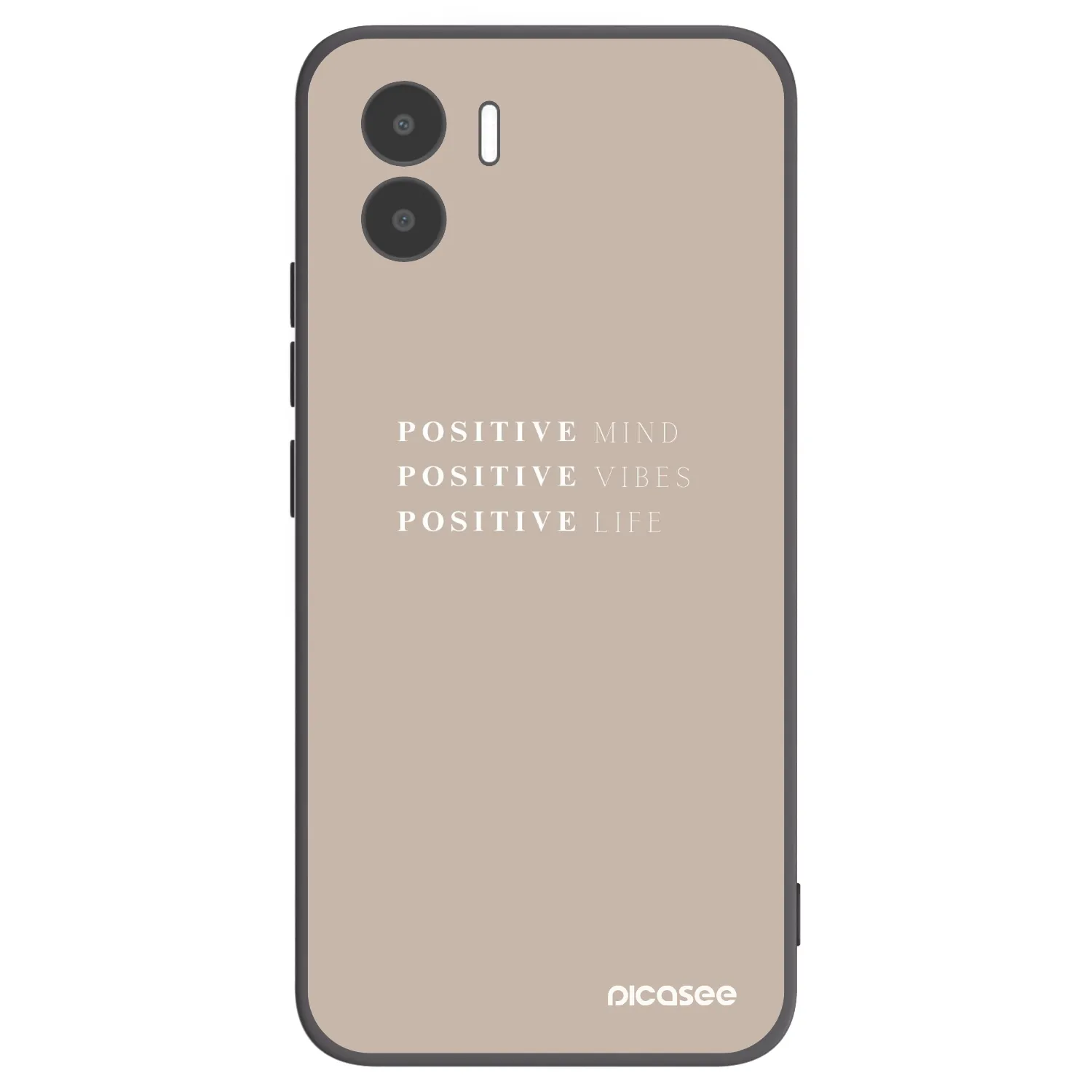 Picasee silikonový černý obal pro Xiaomi Redmi A2 - Positive Vibes