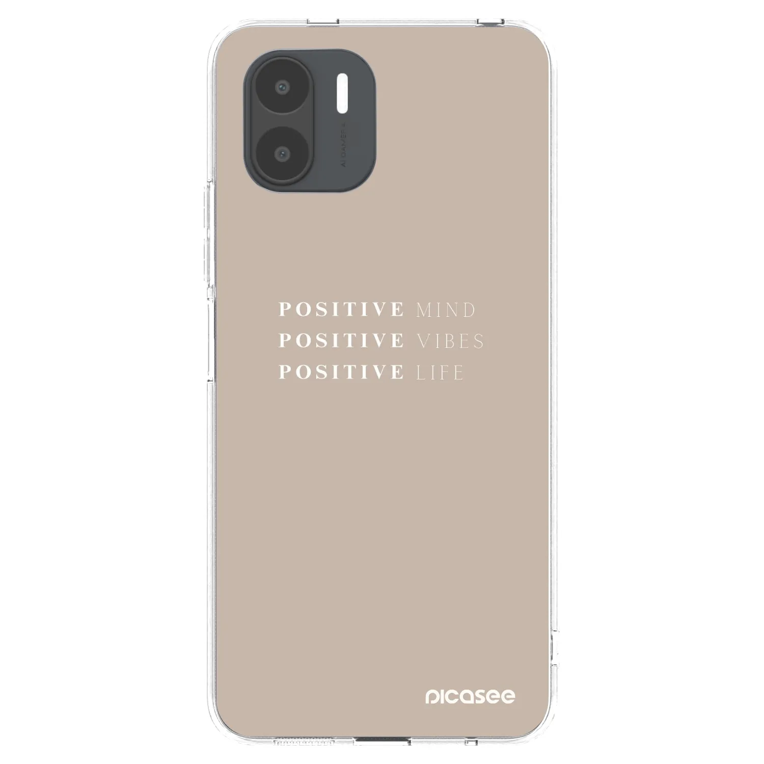 Picasee silikonový průhledný obal pro Xiaomi Redmi A2 - Positive Vibes