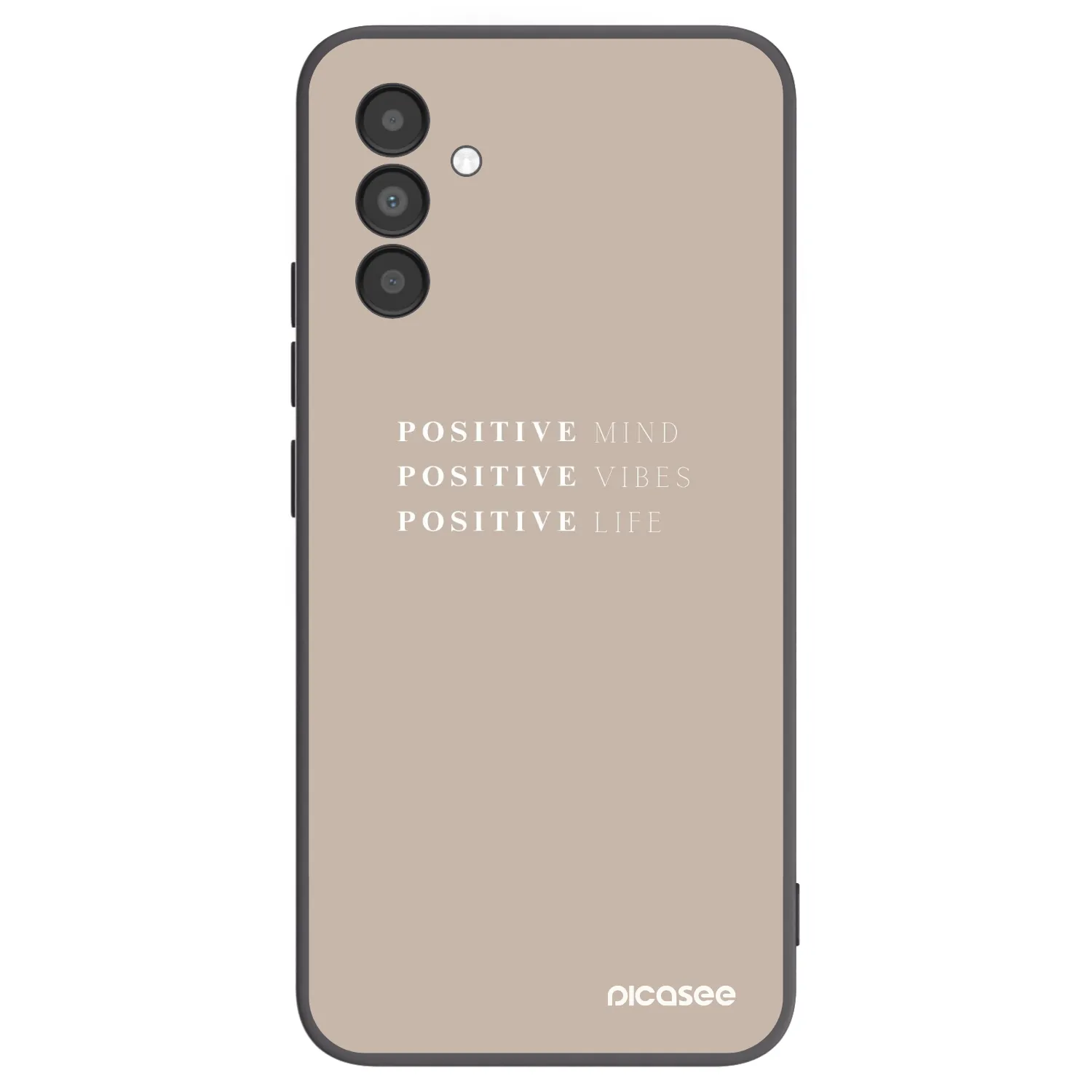 Picasee silikonový černý obal pro Samsung Galaxy A04s A047F - Positive Vibes