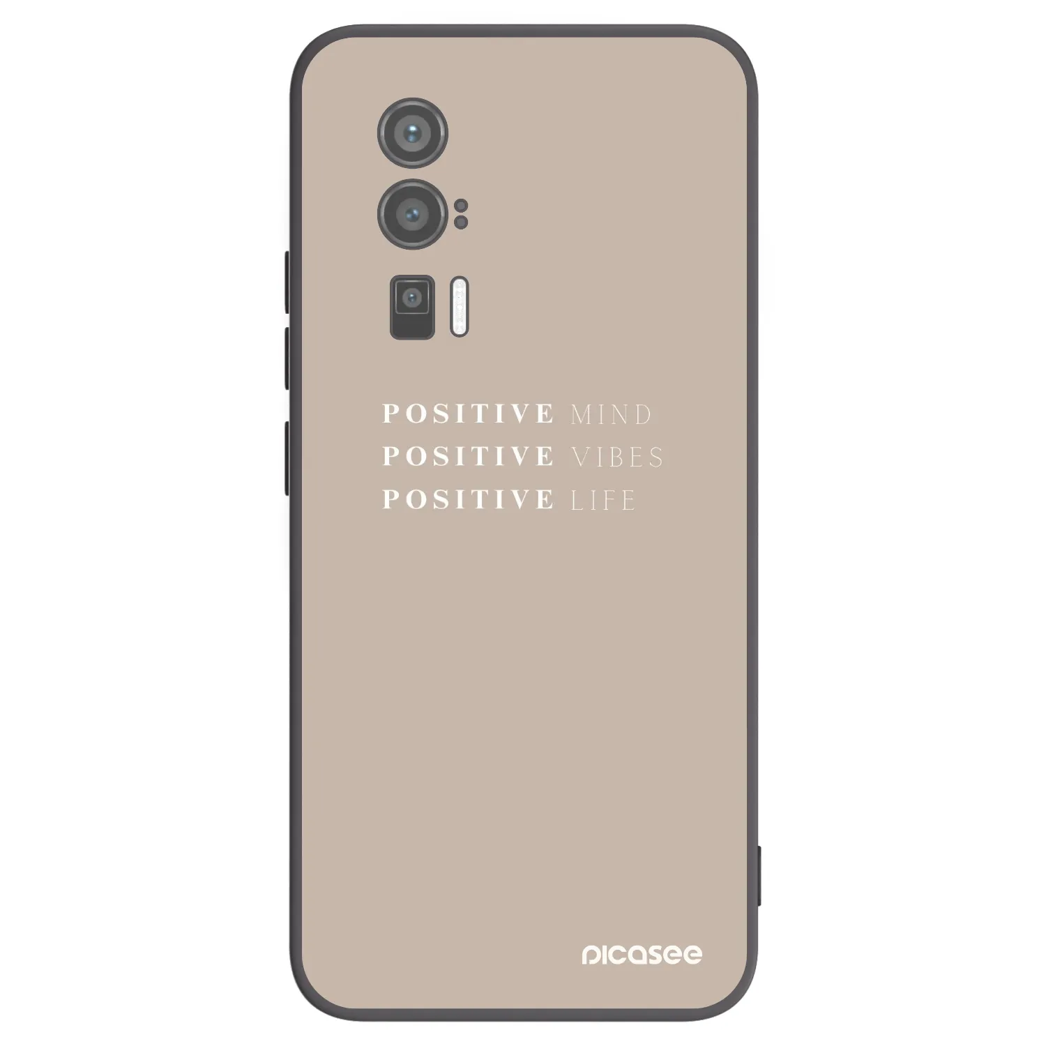 Picasee silikonový černý obal pro Xiaomi Poco F5 Pro 5G - Positive Vibes