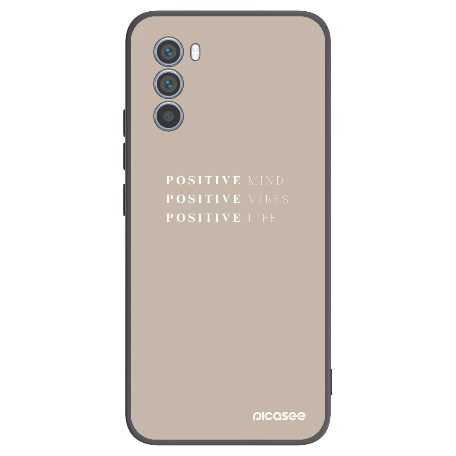 Picasee silikonový černý obal pro Motorola Moto G62 - Positive Vibes