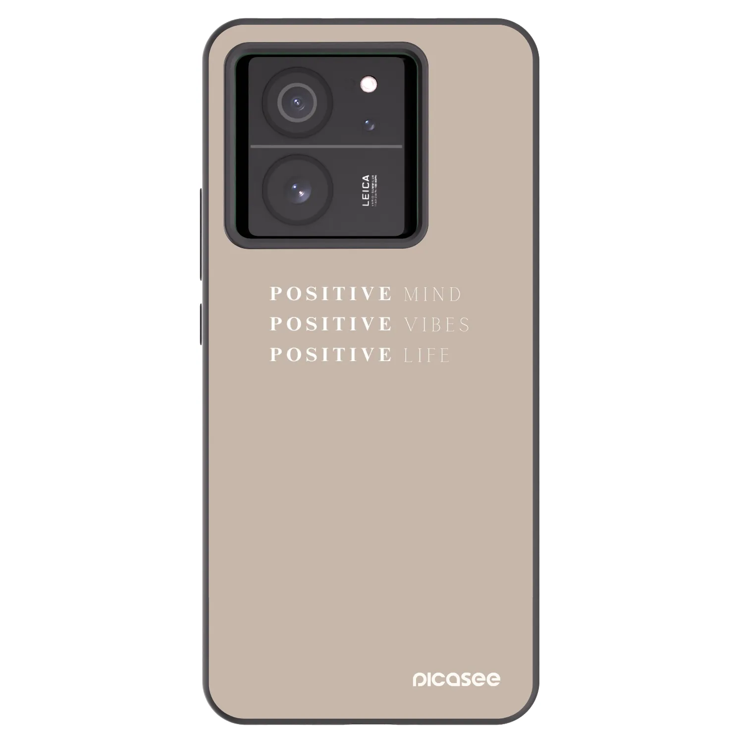 Picasee silikonový černý obal pro Xiaomi 13T - Positive Vibes