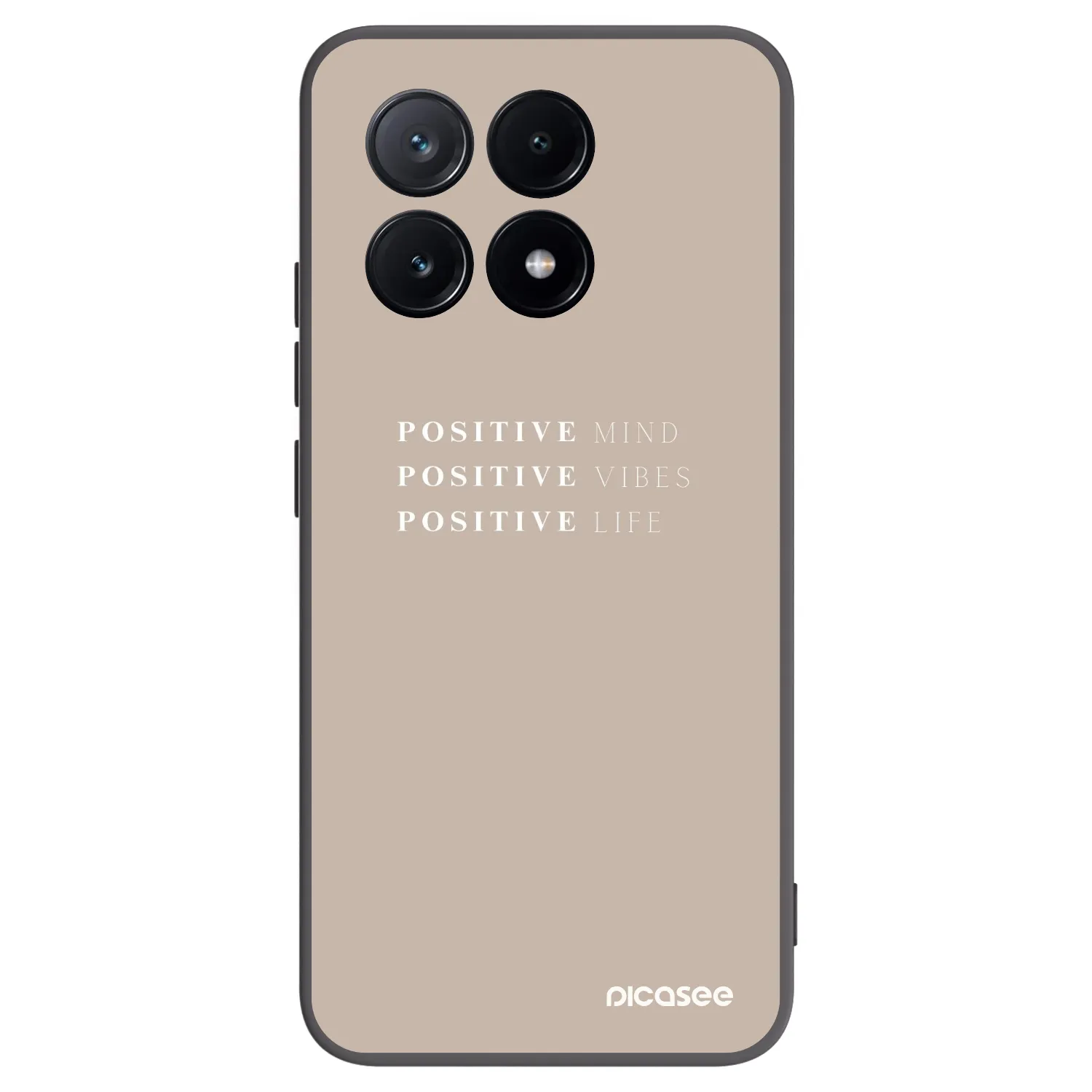 Picasee silikonový černý obal pro Xiaomi Poco X6 Pro - Positive Vibes
